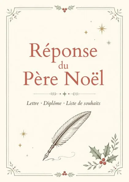 Couverture Réponse du Père Noël